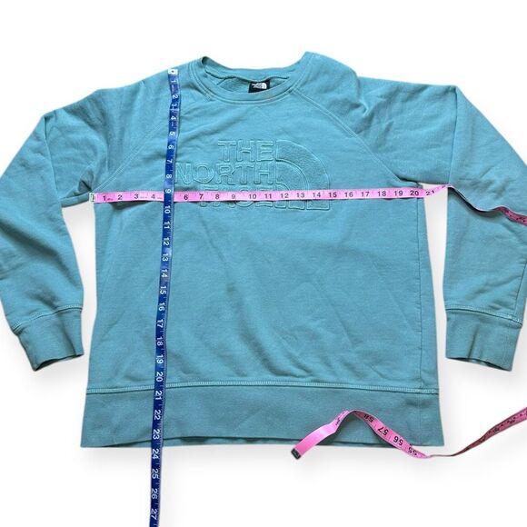 THE NORTH FACE Women's Blue Sobranta Crew Neck Sweatshirt Size Large - Picture 4 of 4